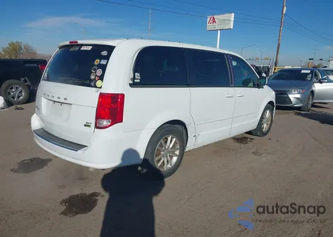 2014 Dodge Grand Caravan Sxt из США, поврежденный, VIN 2C4RDGCG0ER205263